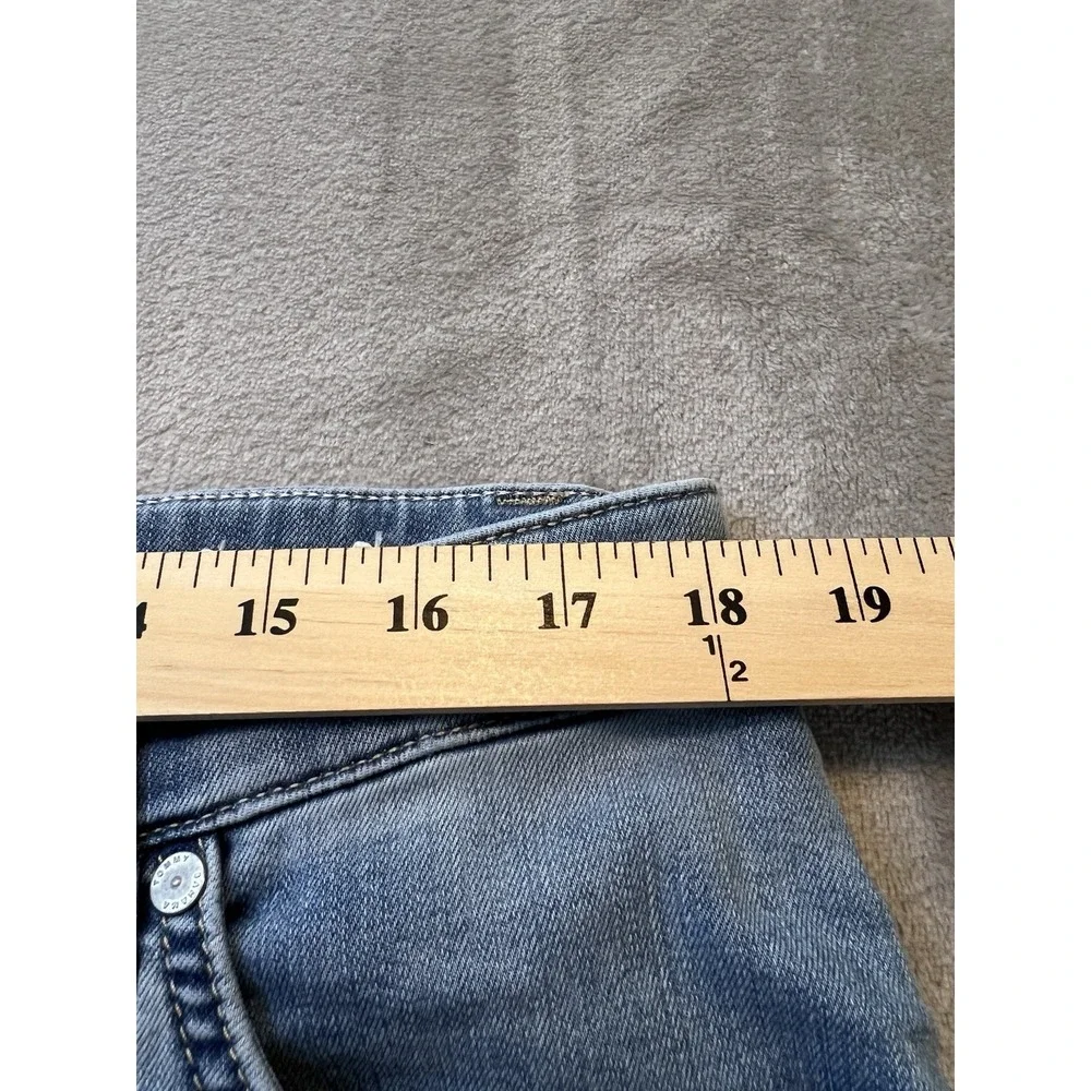 Tommy Bahama Womens Jeans Size 16/29 Blue Leila Indigo Mid Rise Slim Boyfriend